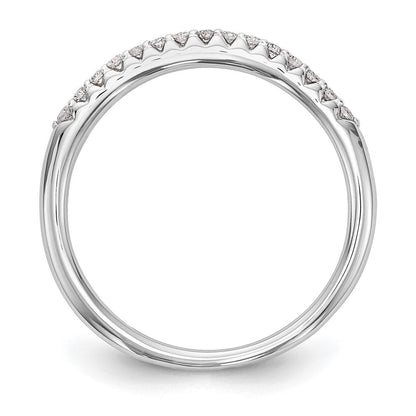14K Weißgold Labor-Diamant VS/SI+ G+ Ehering