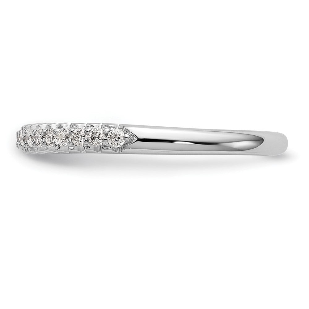 14K Weißgold Labor-Diamant VS/SI+ G+ Ehering