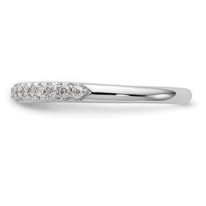 14K Weißgold Labor-Diamant VS/SI+ G+ Ehering