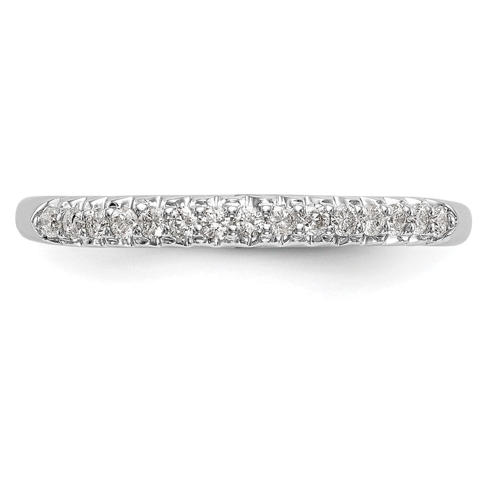 14K Weißgold Labor-Diamant VS/SI+ G+ Ehering