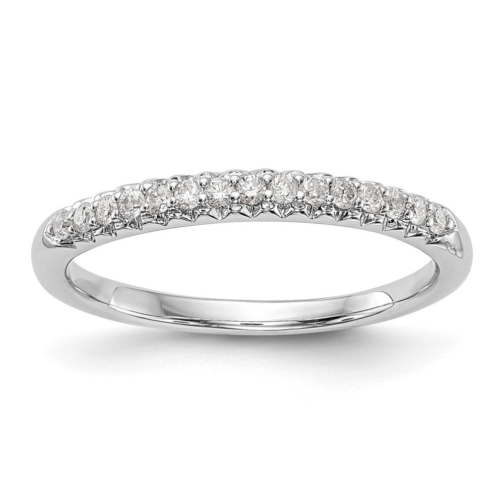 14K Weißgold Labor-Diamant VS/SI+ G+ Ehering