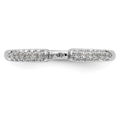 14K Weißgold Verlobungsring mit Laborgezüchteten Diamanten VS/SI+ G+, Semi-Mount mit Krappenfassung