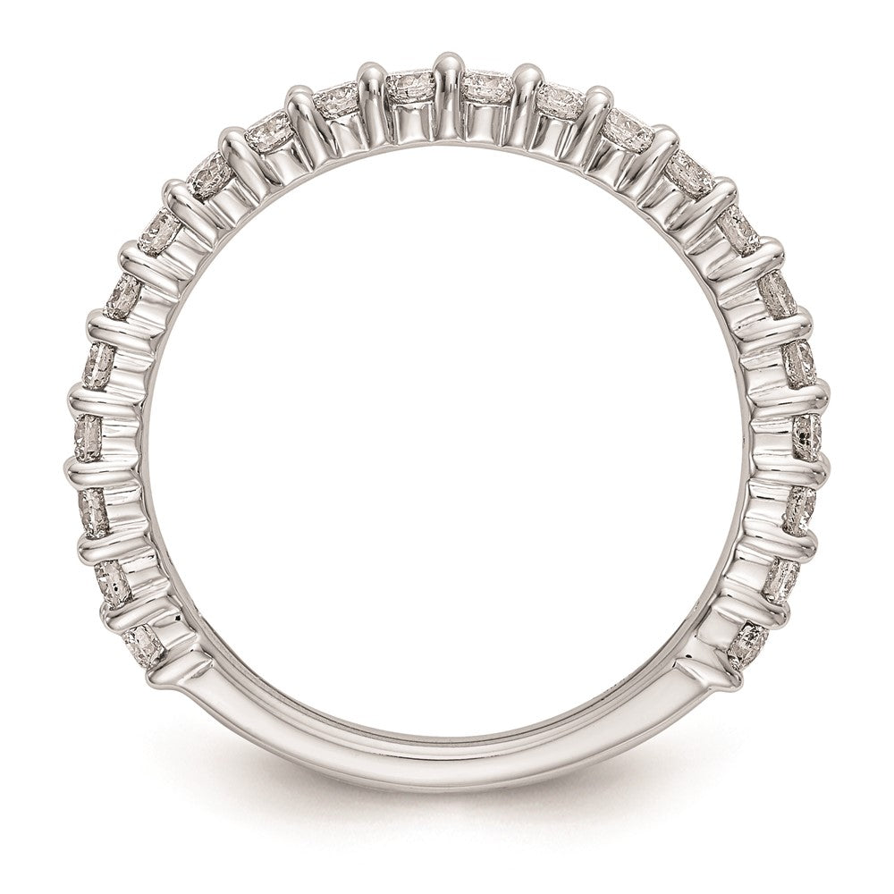 14K Weißgold Verlobungsring mit natürlichen Diamanten