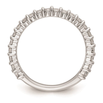 14K Weißgold Verlobungsring mit natürlichen Diamanten
