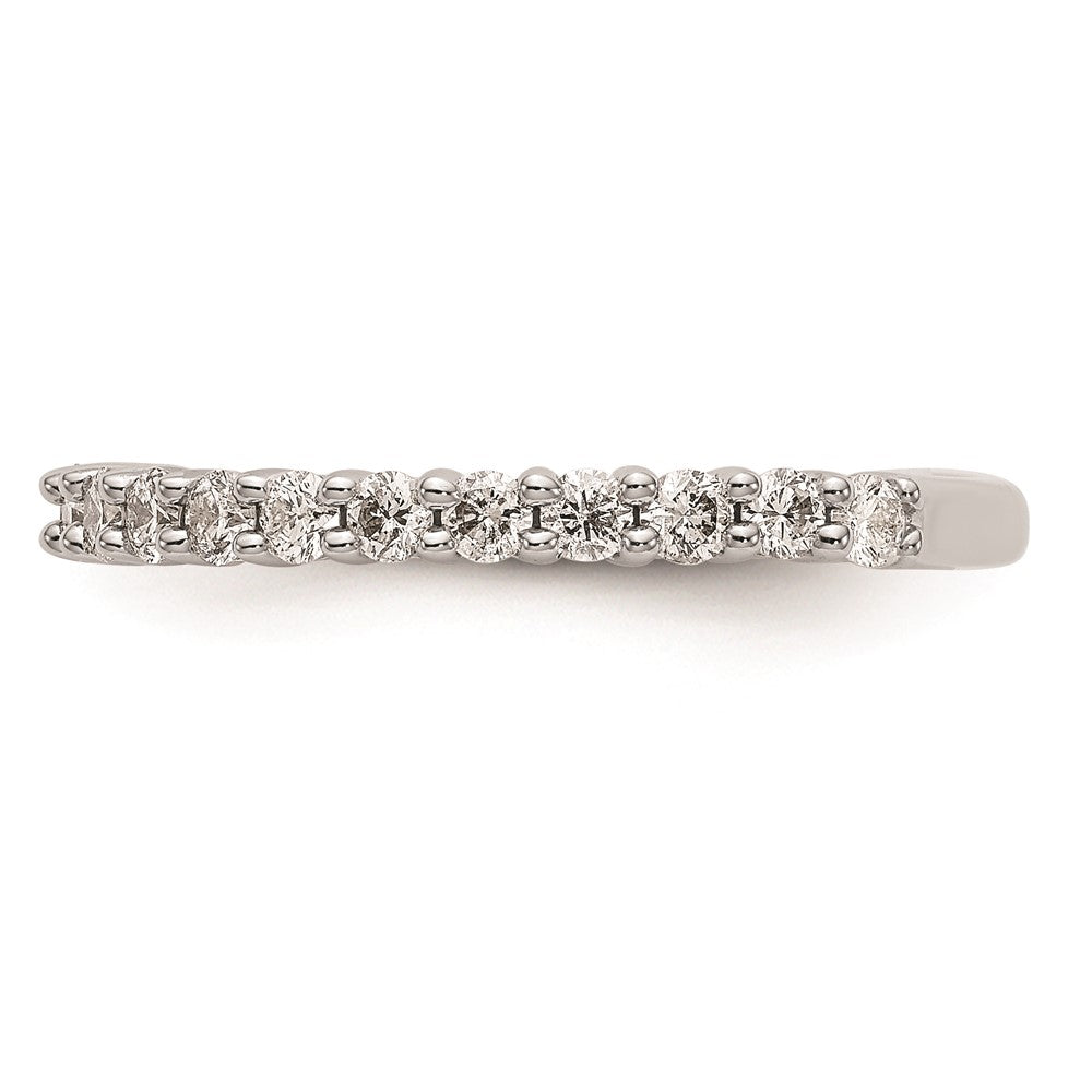 14K Weißgold Verlobungsring mit natürlichen Diamanten