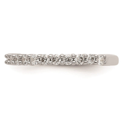 14K Weißgold Verlobungsring mit natürlichen Diamanten