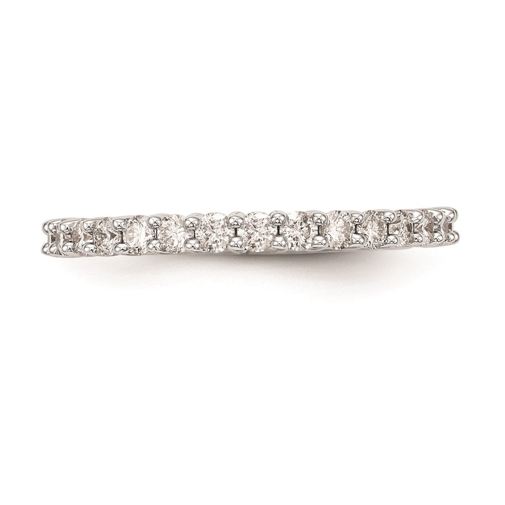 14K Weißgold Verlobungsring mit natürlichen Diamanten