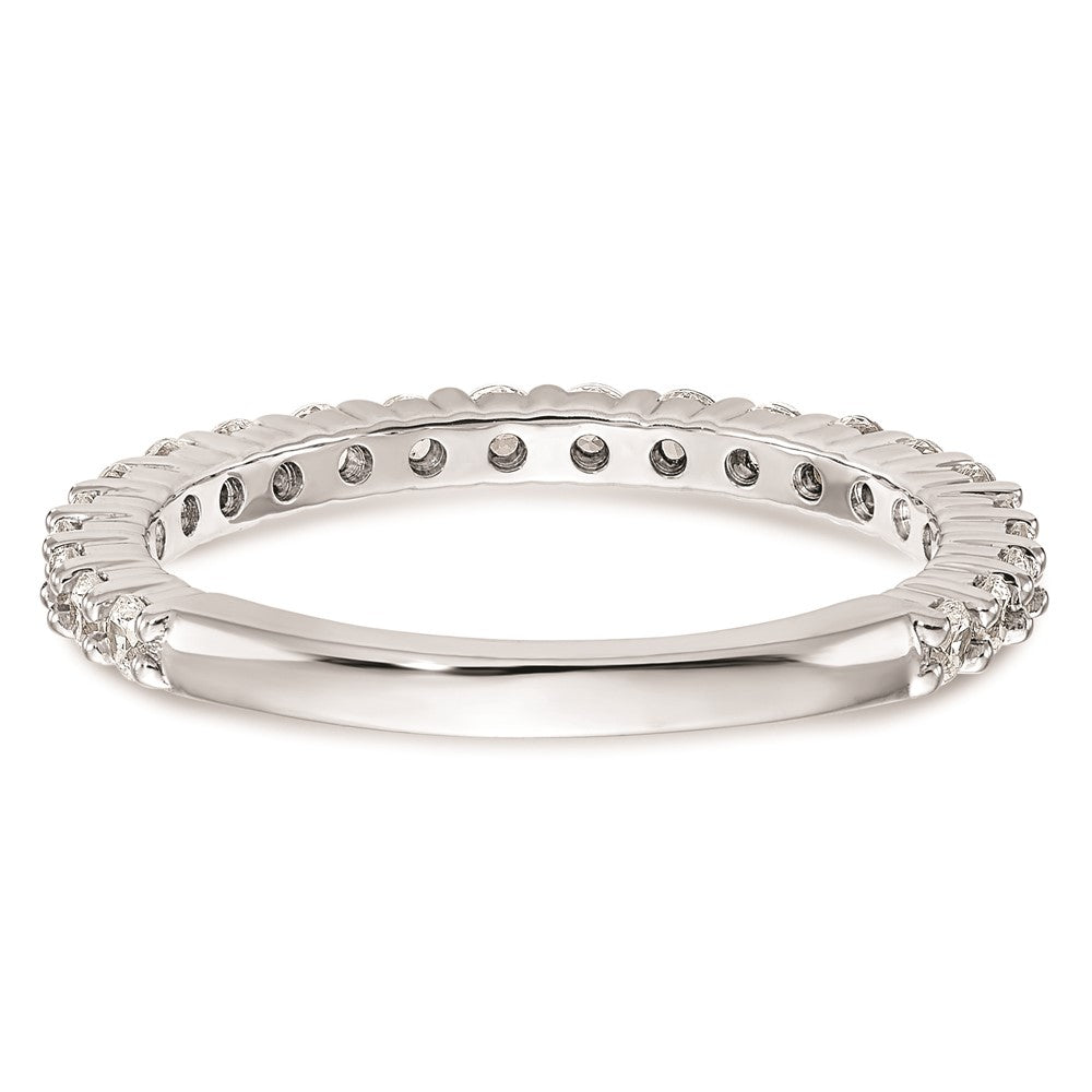 14K Weißgold Verlobungsring mit natürlichen Diamanten