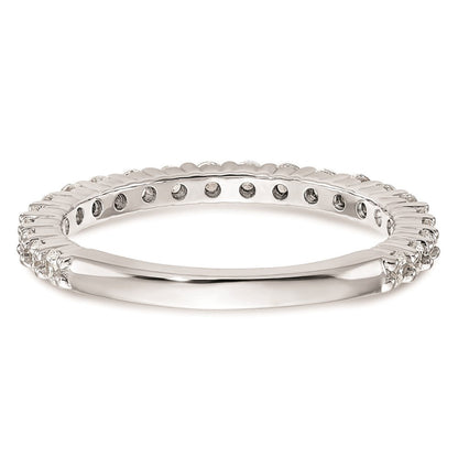 14K Weißgold Verlobungsring mit natürlichen Diamanten