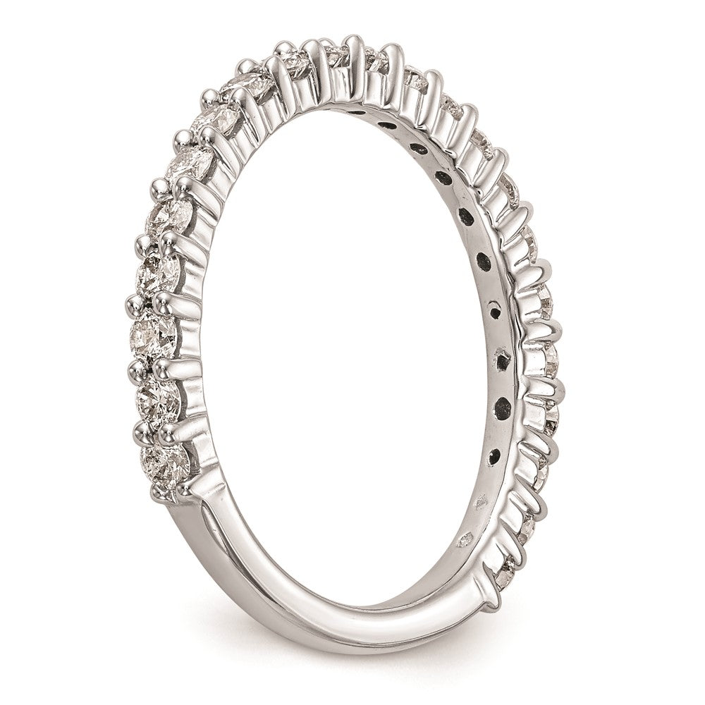 14K Weißgold Verlobungsring mit natürlichen Diamanten
