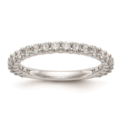 14K Weißgold Verlobungsring mit natürlichen Diamanten
