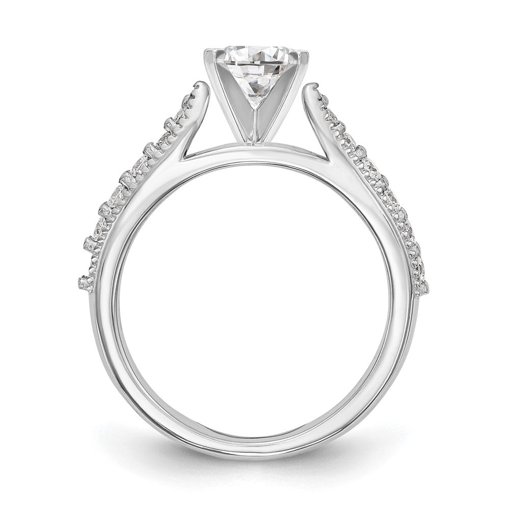 14K Weißgold True Origin 1/3 Karat Im Labor Gezüchtet Diamant Vs/si D E F Halbfassung Stift Set Ring