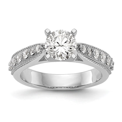 14K Weißgold True Origin 1/3 Karat Im Labor Gezüchtet Diamant Vs/si D E F Halbfassung Stift Set Ring