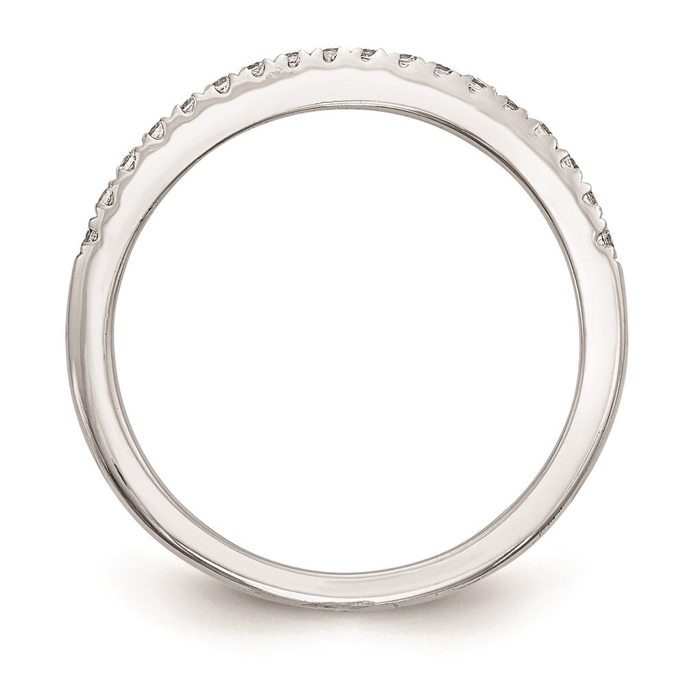 14K Weißgold Verlobungsring mit natürlichen Diamanten