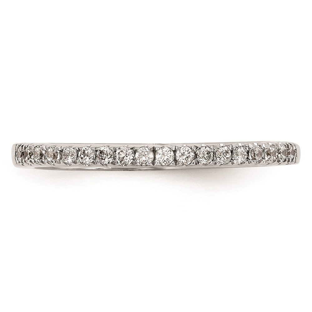 14K Weißgold Verlobungsring mit natürlichen Diamanten