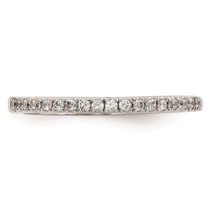 14K Weißgold Verlobungsring mit natürlichen Diamanten