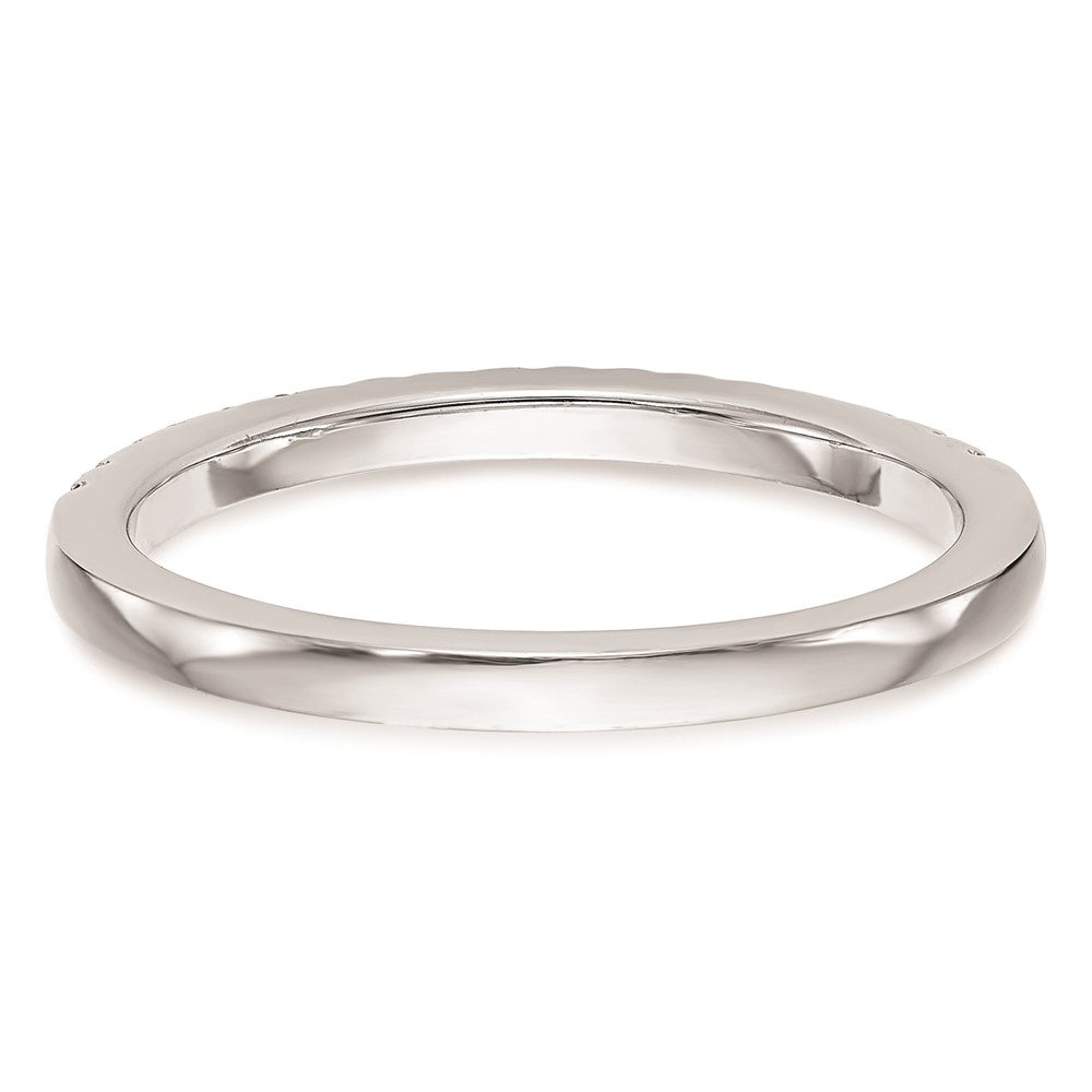 14K Weißgold Verlobungsring mit natürlichen Diamanten
