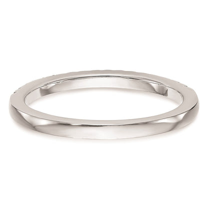 14K Weißgold Verlobungsring mit natürlichen Diamanten