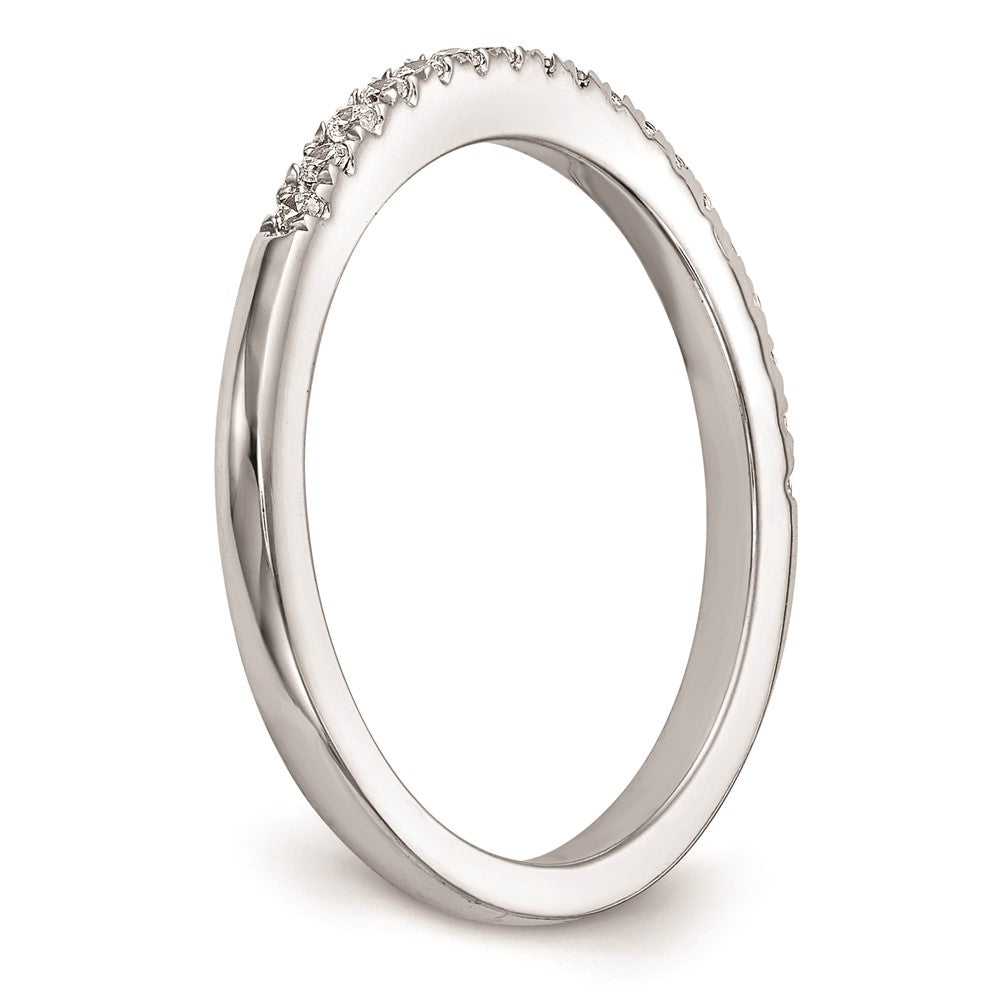 14K Weißgold Verlobungsring mit natürlichen Diamanten