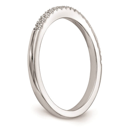 14K Weißgold Verlobungsring mit natürlichen Diamanten