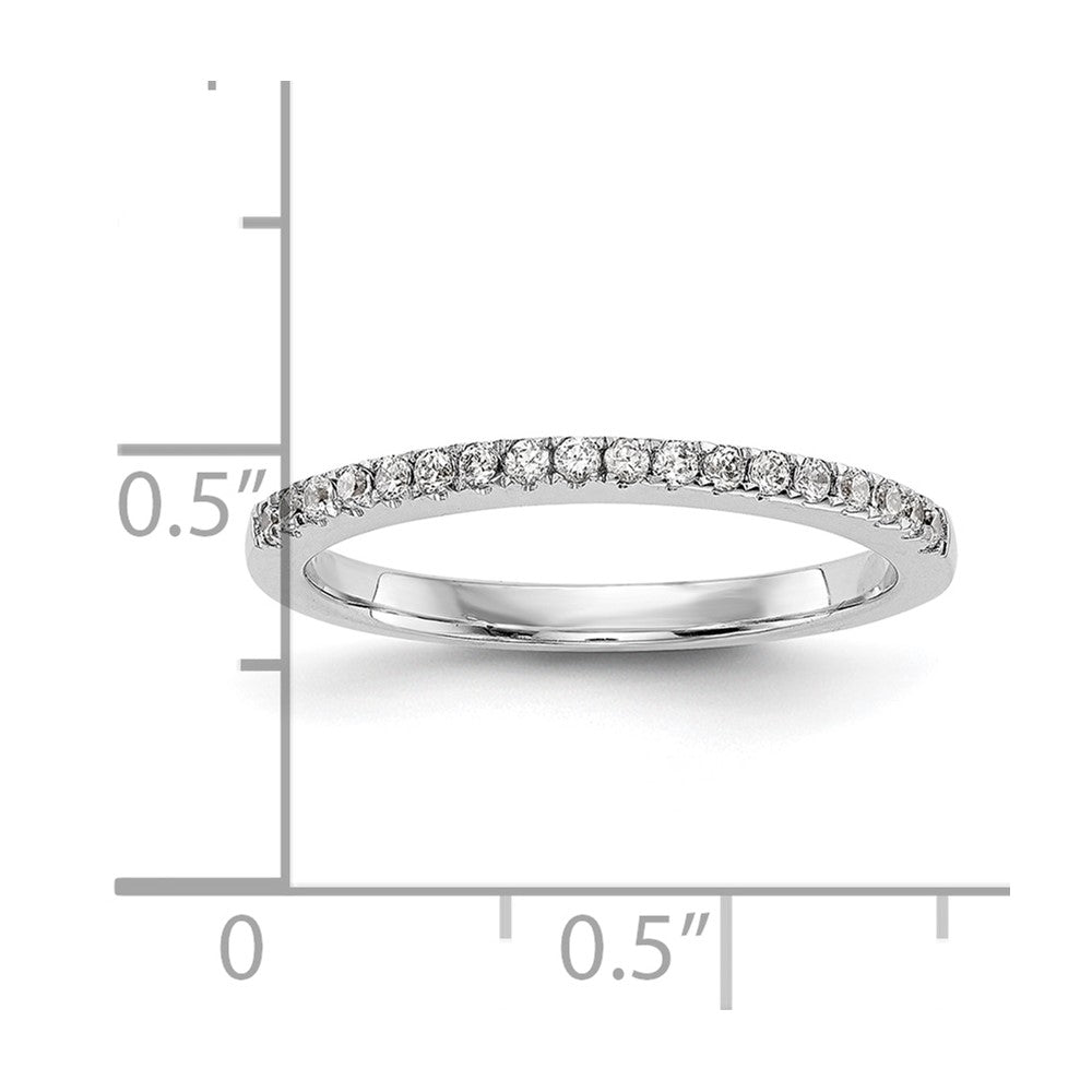 14K Weißgold Verlobungsring mit natürlichen Diamanten