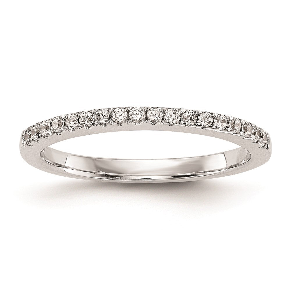 14K Weißgold Verlobungsring mit natürlichen Diamanten