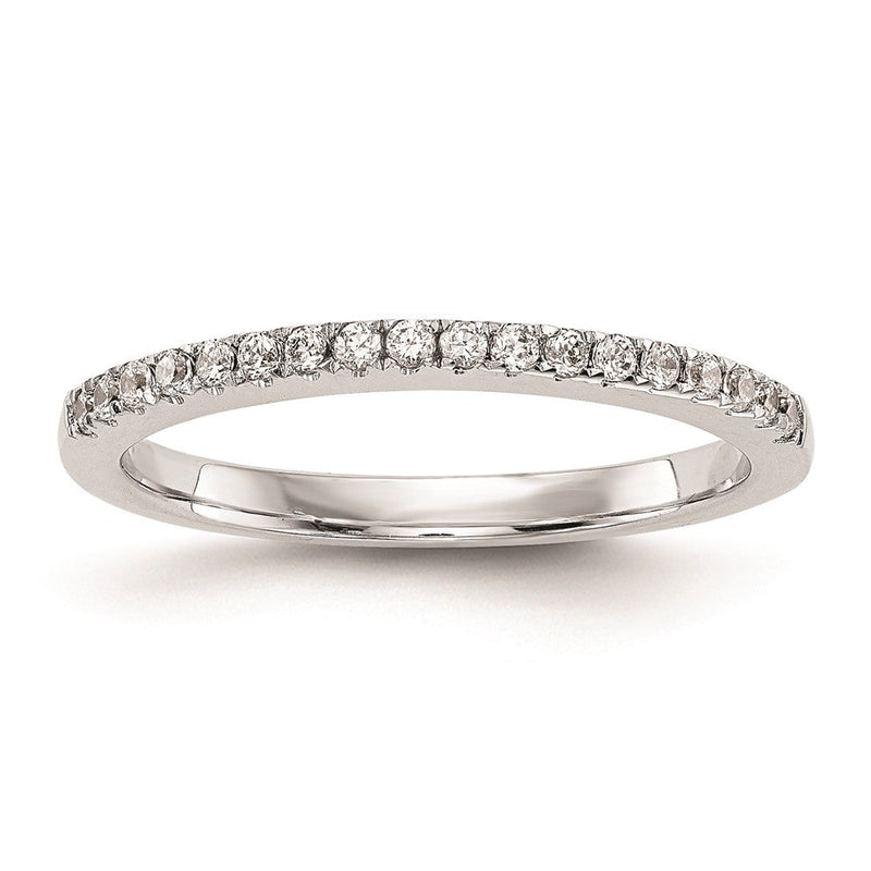 14K Weißgold Verlobungsring mit natürlichen Diamanten