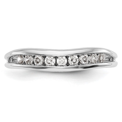 14K Weißgold Verlobungsring mit natürlichen Diamanten