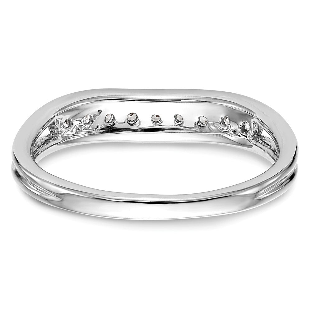 14K Weißgold Verlobungsring mit natürlichen Diamanten