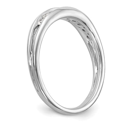 14K Weißgold Verlobungsring mit natürlichen Diamanten