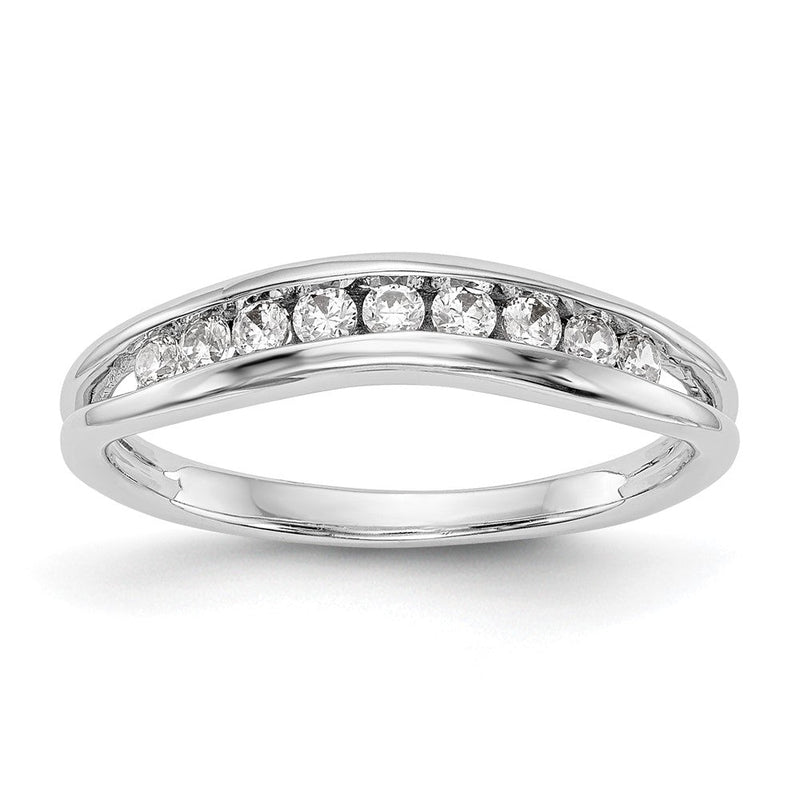 14K Weißgold Verlobungsring mit natürlichen Diamanten
