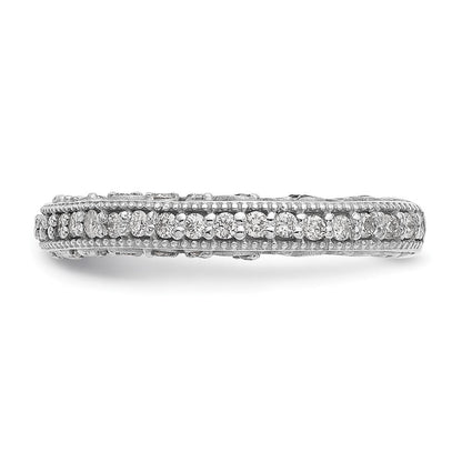 14K Weißgold True Origin 1/2 Karat Im Labor Gezüchtet Diamant Vs/si D E F Ehering