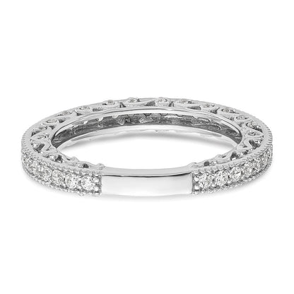 14K Weißgold True Origin 1/2 Karat Im Labor Gezüchtet Diamant Vs/si D E F Ehering