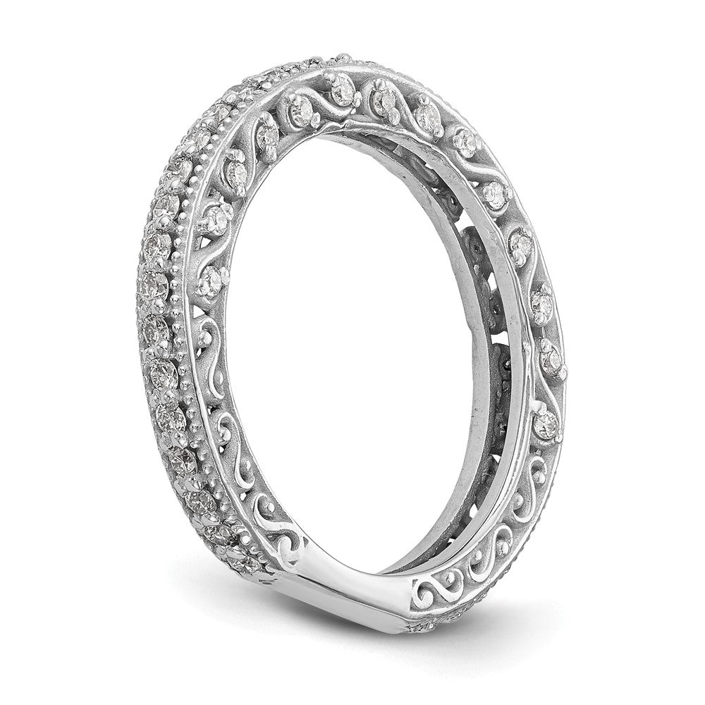 14K Weißgold True Origin 1/2 Karat Im Labor Gezüchtet Diamant Vs/si D E F Ehering