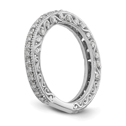 14K Weißgold True Origin 1/2 Karat Im Labor Gezüchtet Diamant Vs/si D E F Ehering