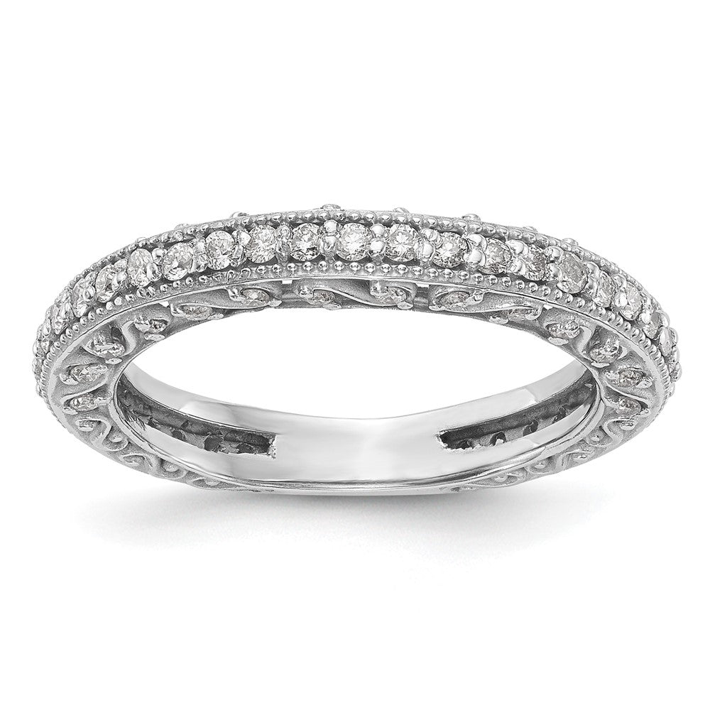 14K Weißgold True Origin 1/2 Karat Im Labor Gezüchtet Diamant Vs/si D E F Ehering