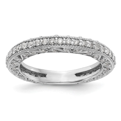 14K Weißgold True Origin 1/2 Karat Im Labor Gezüchtet Diamant Vs/si D E F Ehering