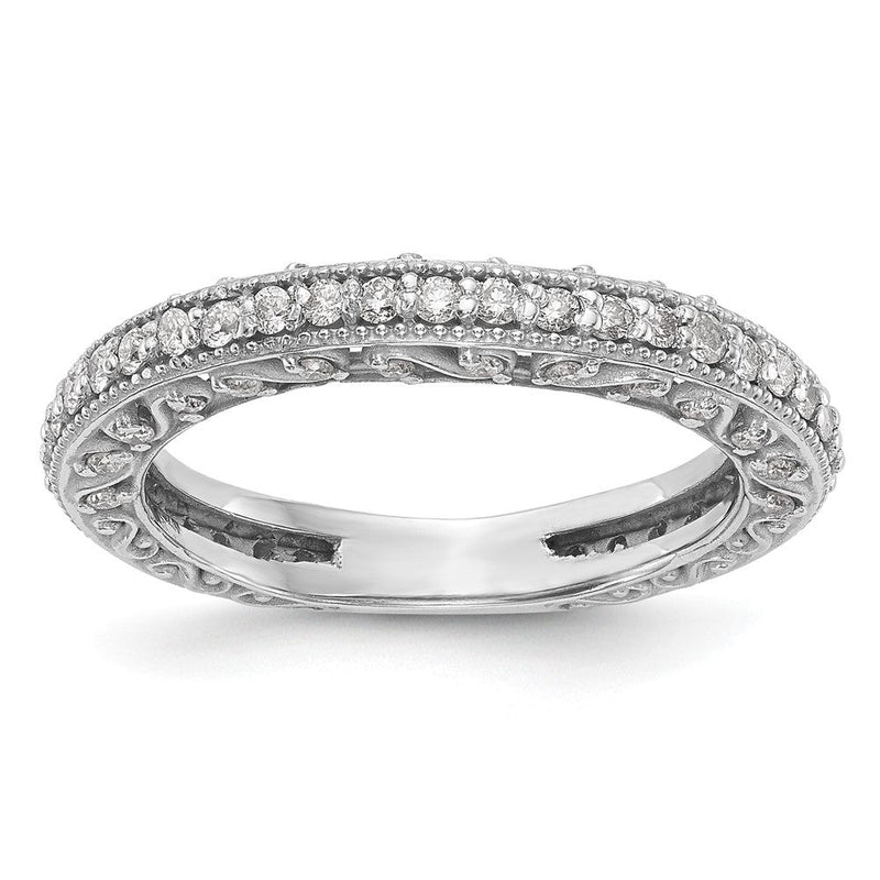 14K Weißgold True Origin 1/2 Karat Im Labor Gezüchtet Diamant Vs/si D E F Ehering