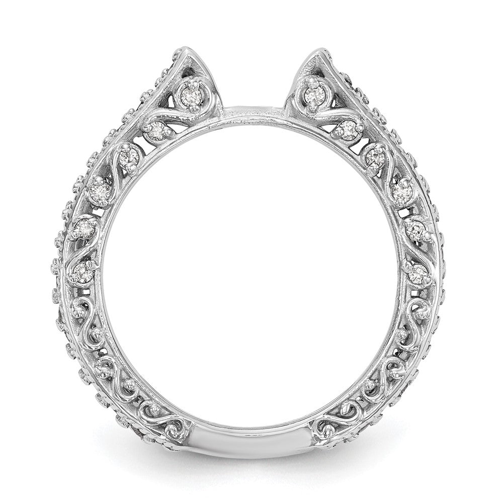14K Weißgold True Origin 1/2 Karat Im Labor Gezüchtet Diamant Vs/si D E F Halbfassung Stift Set Ring