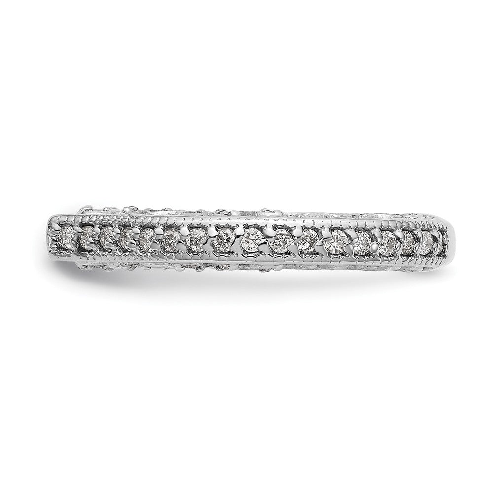 14K Weißgold True Origin 1/2 Karat Im Labor Gezüchtet Diamant Vs/si D E F Halbfassung Stift Set Ring
