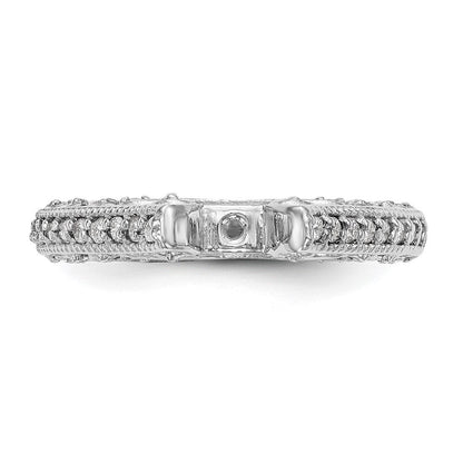 14K Weißgold True Origin 1/2 Karat Im Labor Gezüchtet Diamant Vs/si D E F Halbfassung Stift Set Ring