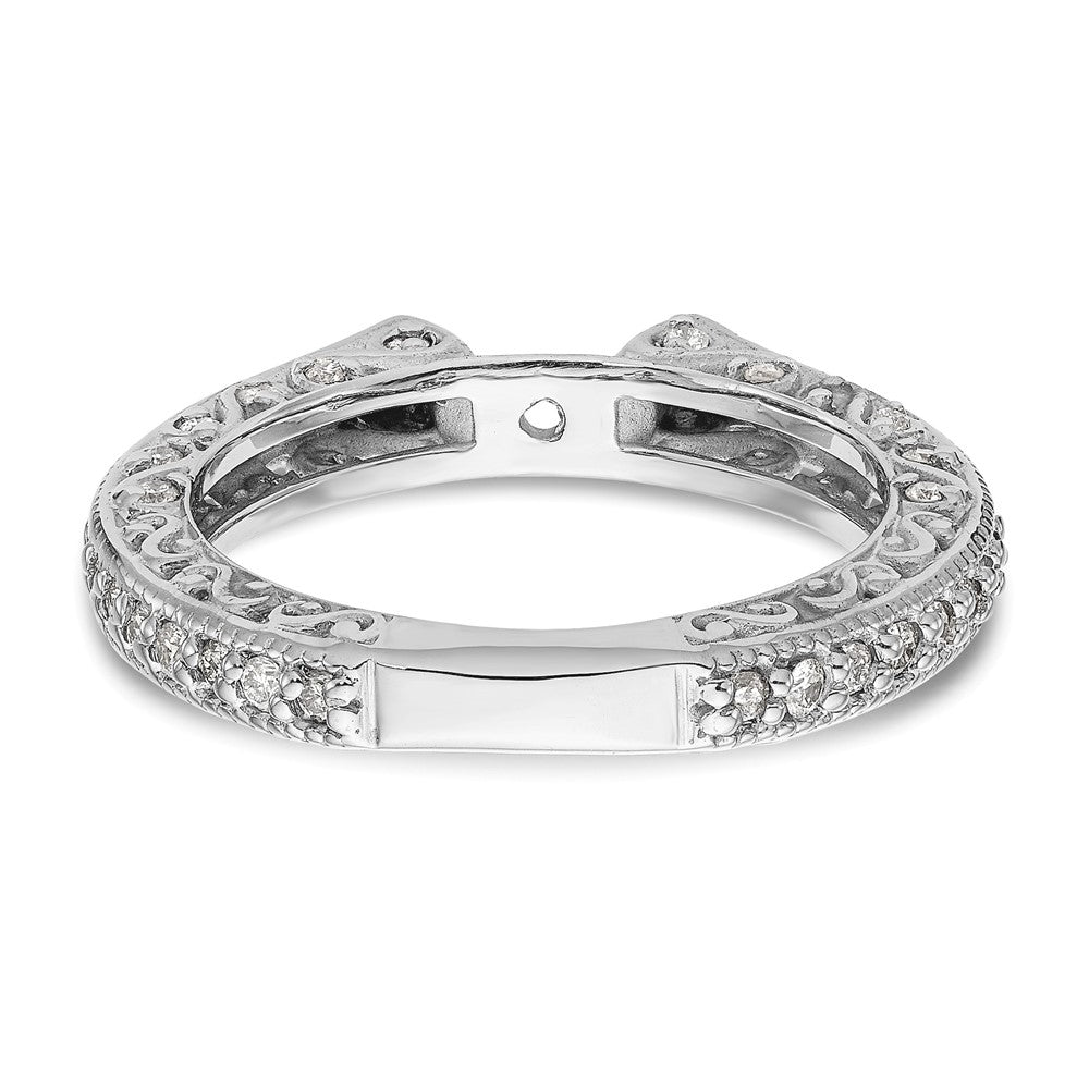 14K Weißgold True Origin 1/2 Karat Im Labor Gezüchtet Diamant Vs/si D E F Halbfassung Stift Set Ring