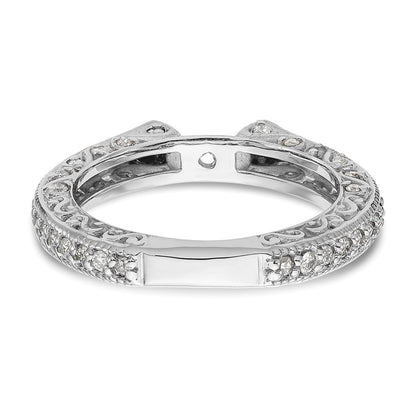 14K Weißgold True Origin 1/2 Karat Im Labor Gezüchtet Diamant Vs/si D E F Halbfassung Stift Set Ring