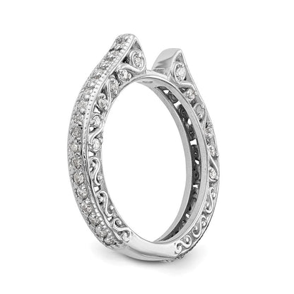 14K Weißgold True Origin 1/2 Karat Im Labor Gezüchtet Diamant Vs/si D E F Halbfassung Stift Set Ring