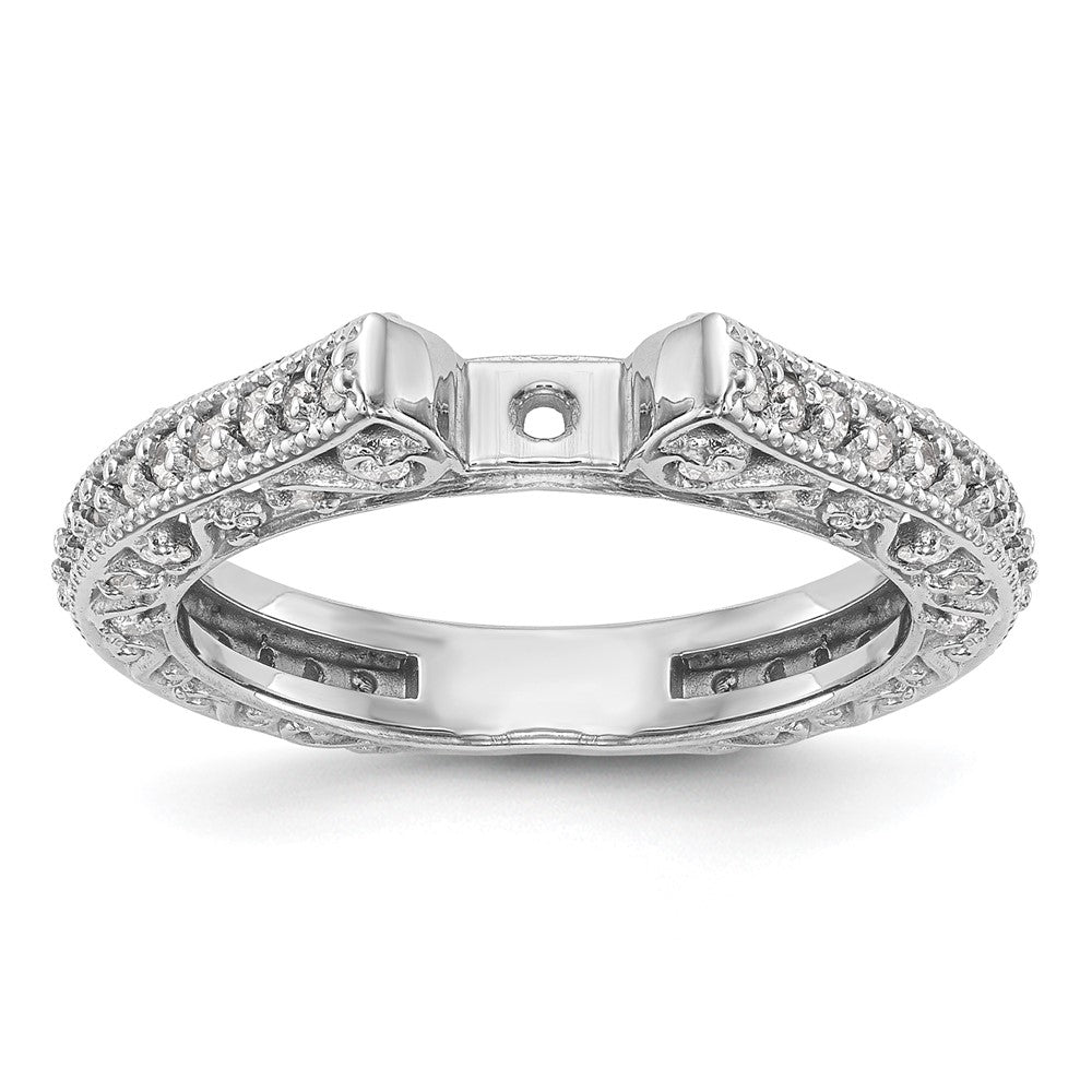 14K Weißgold True Origin 1/2 Karat Im Labor Gezüchtet Diamant Vs/si D E F Halbfassung Stift Set Ring