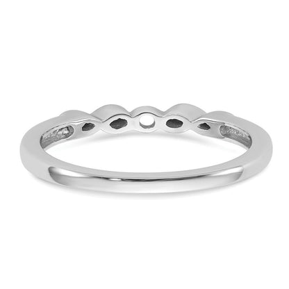 585 Weißgold Verlobungsring mit simulierten Diamanten