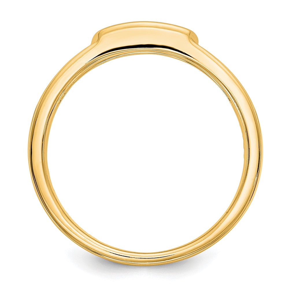 14K Gelbgold Ehering Ring
