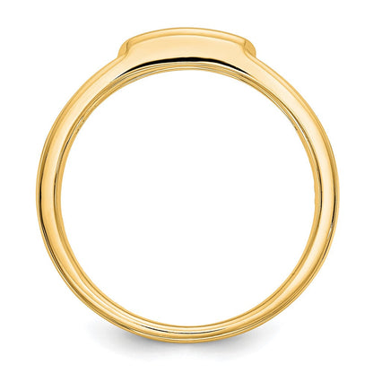 14K Gelbgold Ehering Ring