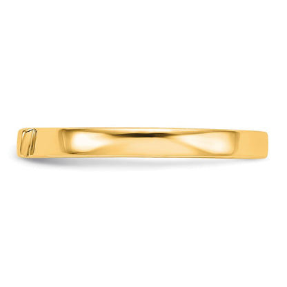14K Gelbgold Ehering Ring