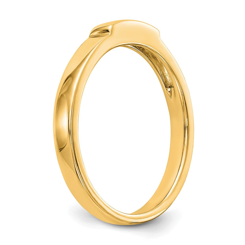 14K Gelbgold Ehering Ring